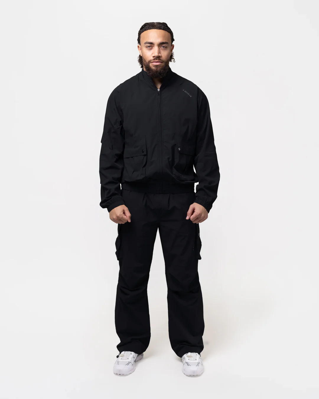Benton Cargo Jacket - Black - Image 2