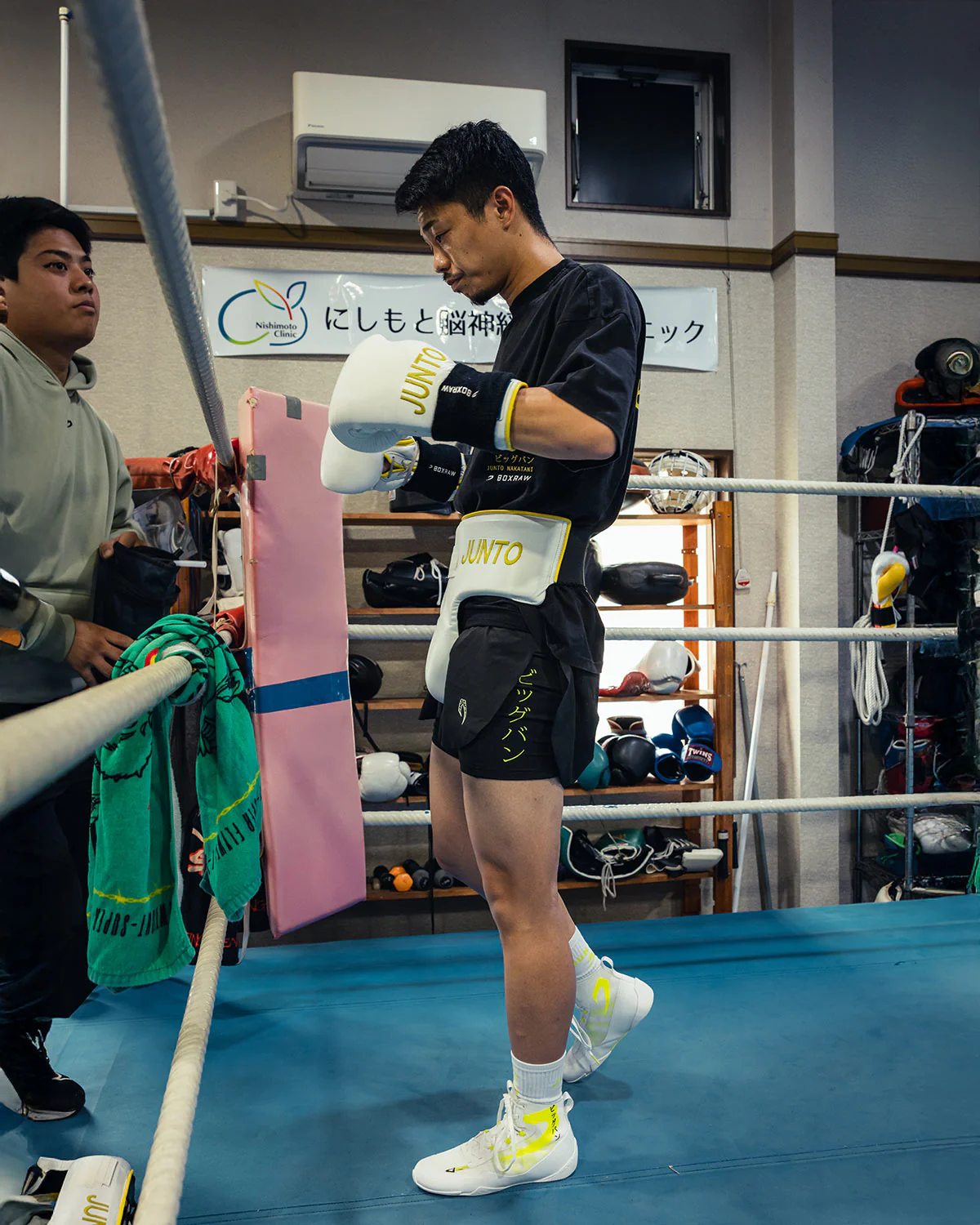 Nakatani x BOXRAW 2-in-1 Shorts - Black - Image 2
