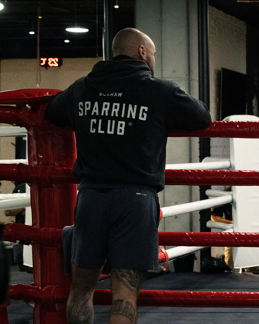 Sparring Club Oversized Hoodie - Washed Olive - Image 3